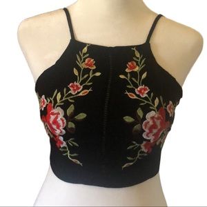 Floral crop top